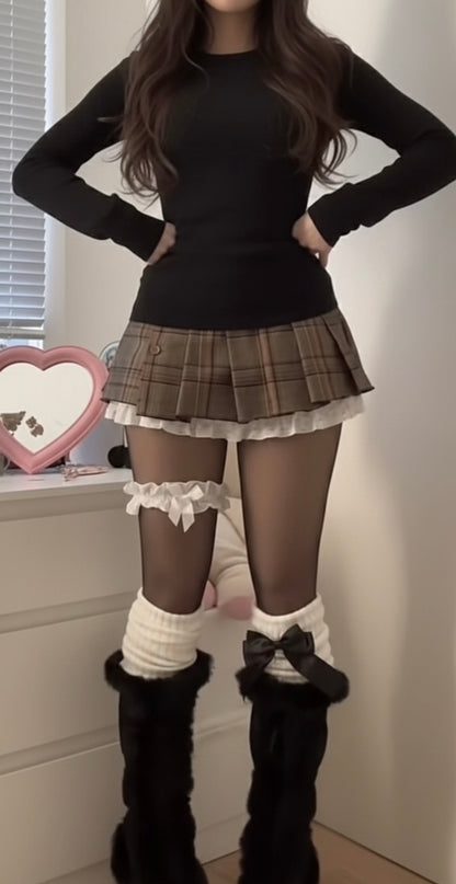 Winter Elegance Fleece-Lined Tights